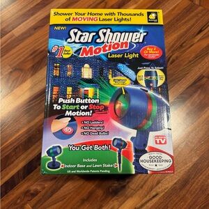 NWT Star Shower Motion Laser Light
